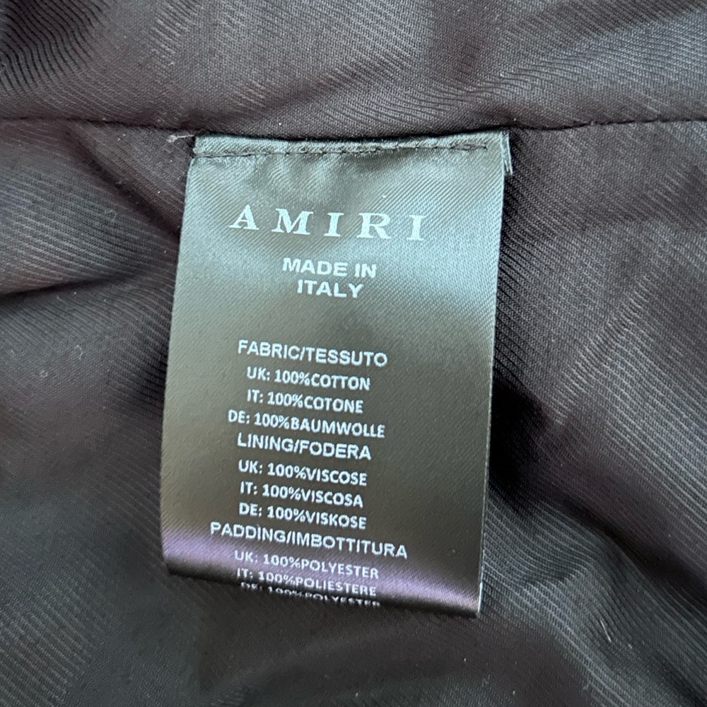 AMIRI Black Utility Drawstring Jacket - Picture 11 of 16
